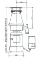 model WASTEMATIC SM 75 wymiary